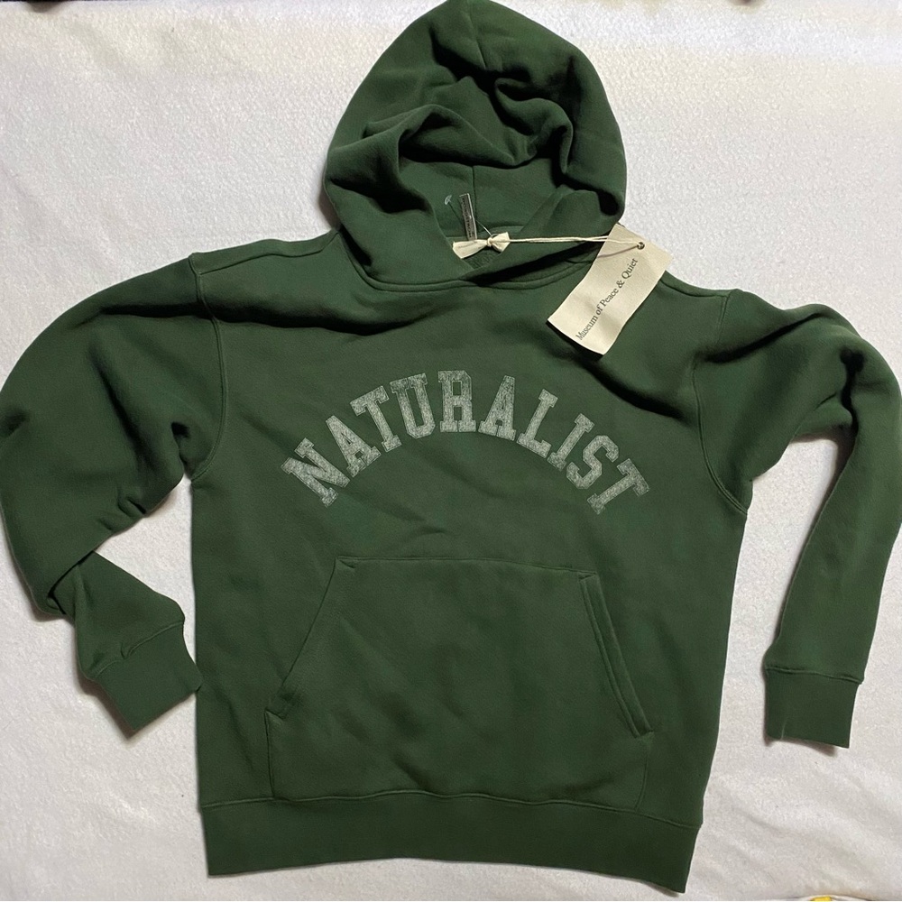 NEW Museum of Peace and Quiet Naturalist Hoodie Small